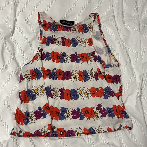 MINKPINK floral sleeveless top - Picture 4 of 4